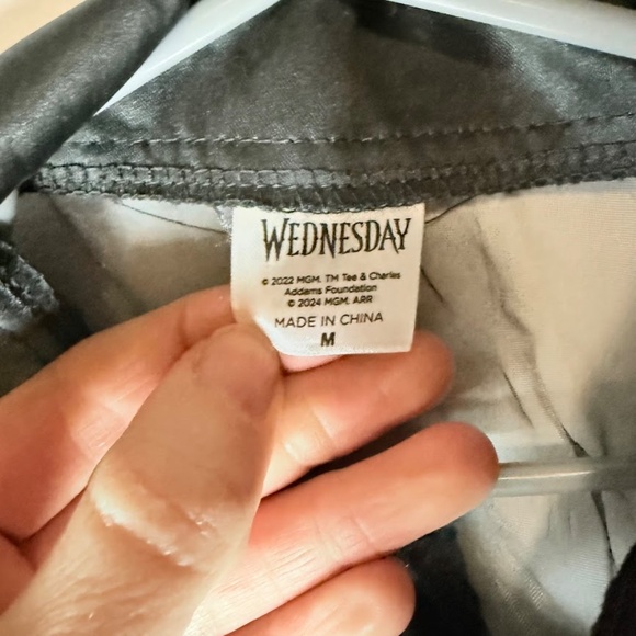 Spirit Halloween Wednesday Addams Goth Rave N' Dance Dress School Dance  Youth M - Picture 4 of 4